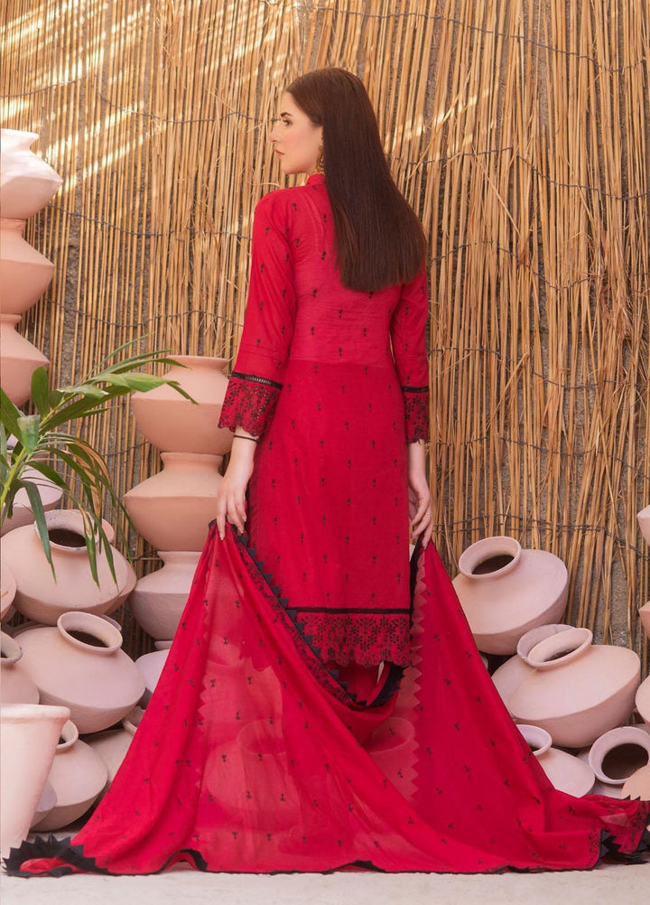 Zurr By AB Textiles Embroidered Lawn Suits Unstitched 3 Piece AB21ZCK 03 - Summer Collection