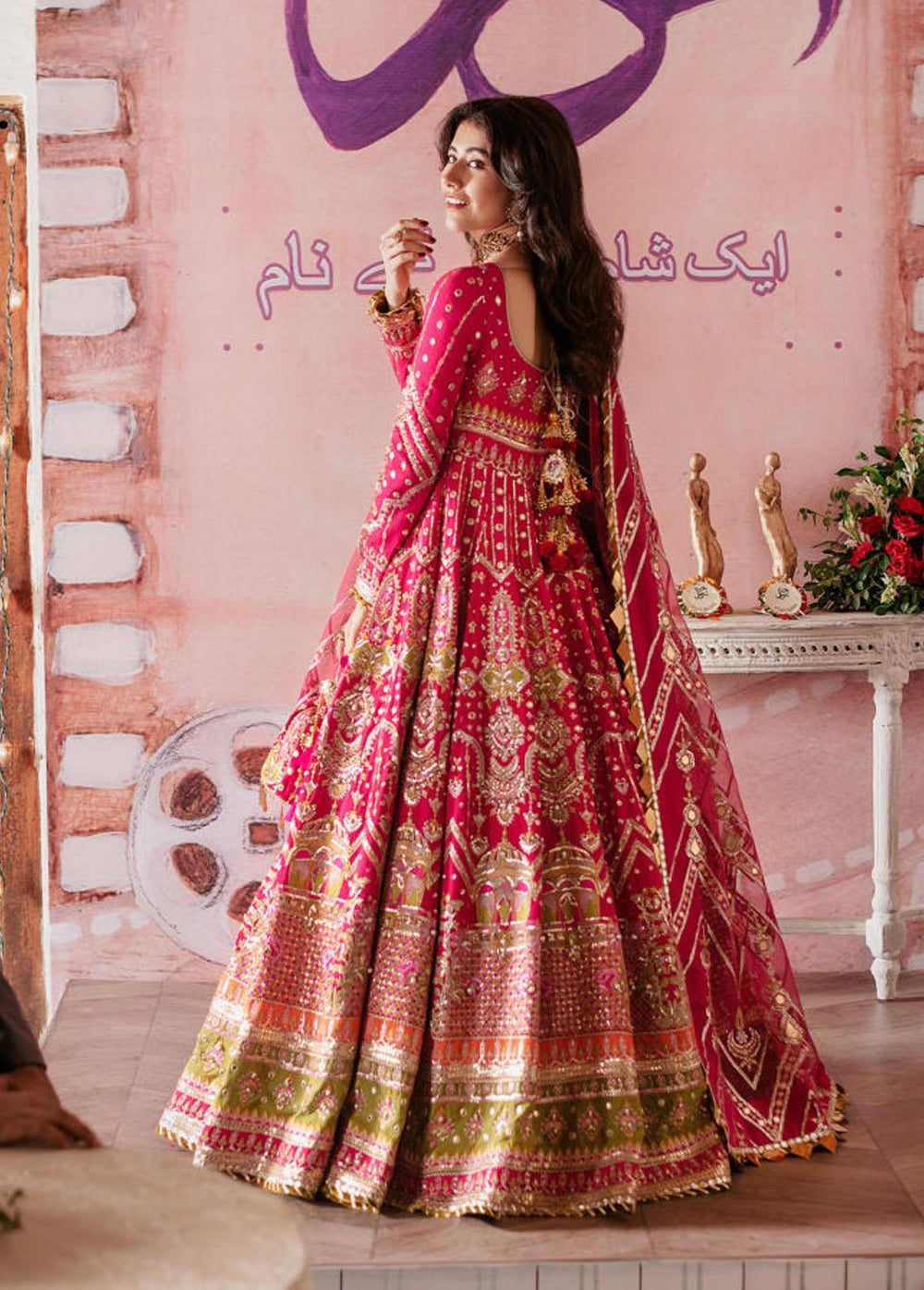 Zarlish by Mohsin Naveed Ranjha Embroidered Raw Silk Suits Unstitched 2 Piece MNR22Z ZWU22-09 Musarrat Nazir - Festive Collection