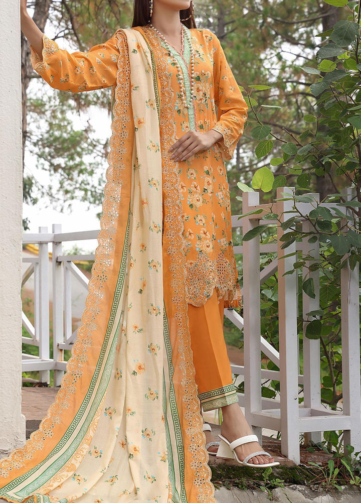 Zynah By VS Textiles Printed Chikankari Suits Unstitched 3 Piece VS23-Z2 02 - Summer Collection