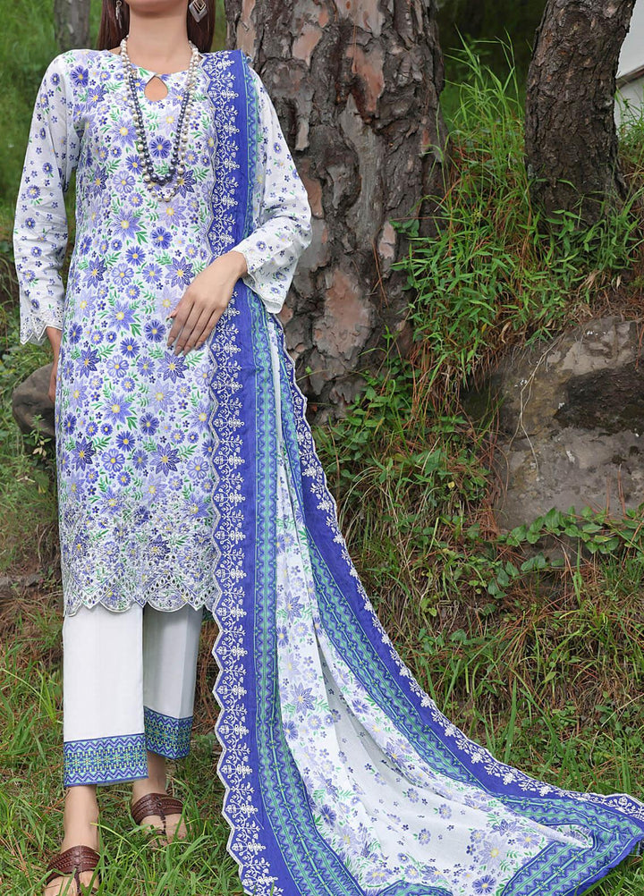 Zynah By VS Textiles Printed Chikankari Suits Unstitched 3 Piece VS23-Z2 04 - Summer Collection