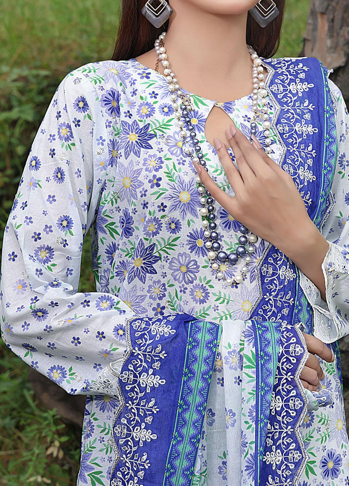 Zynah By VS Textiles Printed Chikankari Suits Unstitched 3 Piece VS23-Z2 04 - Summer Collection