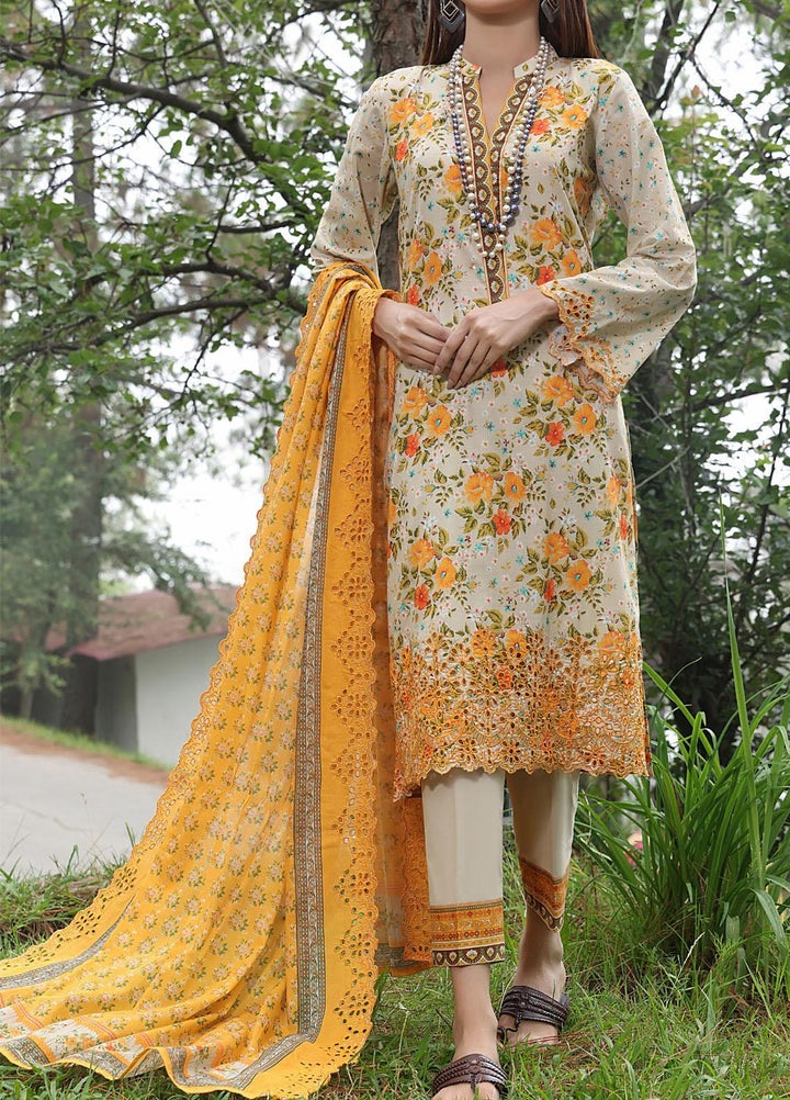 Zynah By VS Textiles Printed Chikankari Suits Unstitched 3 Piece VS23-Z2 05 - Summer Collection