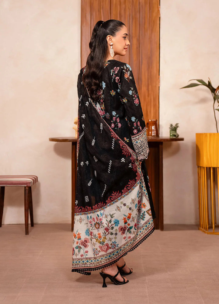 Zync by Florent Embroidered Lawn Suit Unstitched 3 Piece FL25ZD FL-10 - Summer Collection