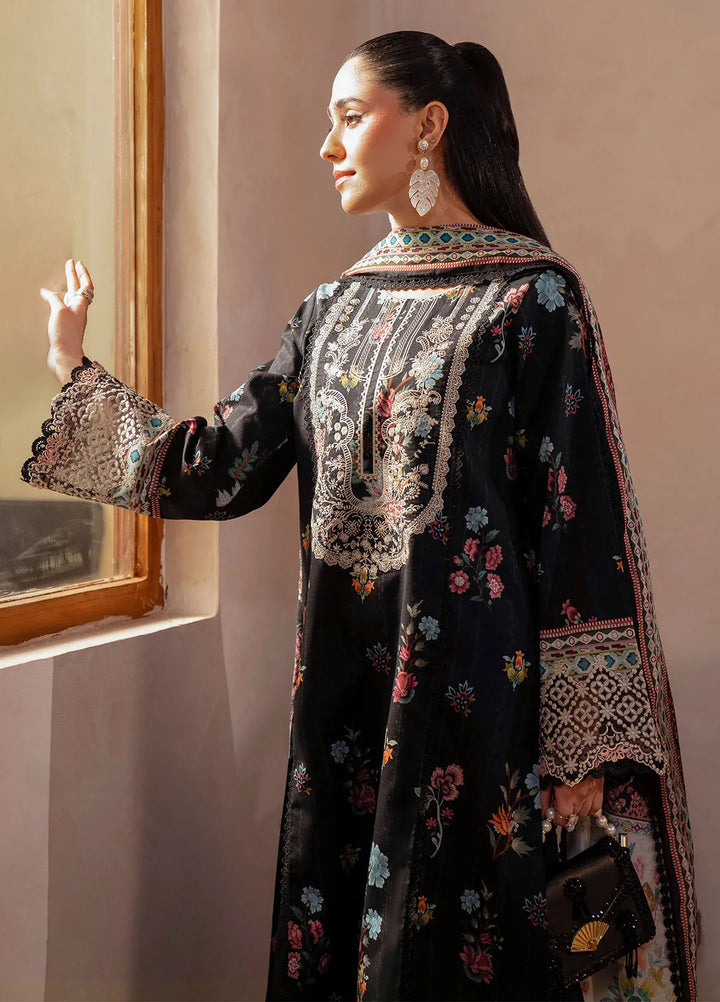 Zync by Florent Embroidered Lawn Suit Unstitched 3 Piece FL25ZD FL-10 - Summer Collection