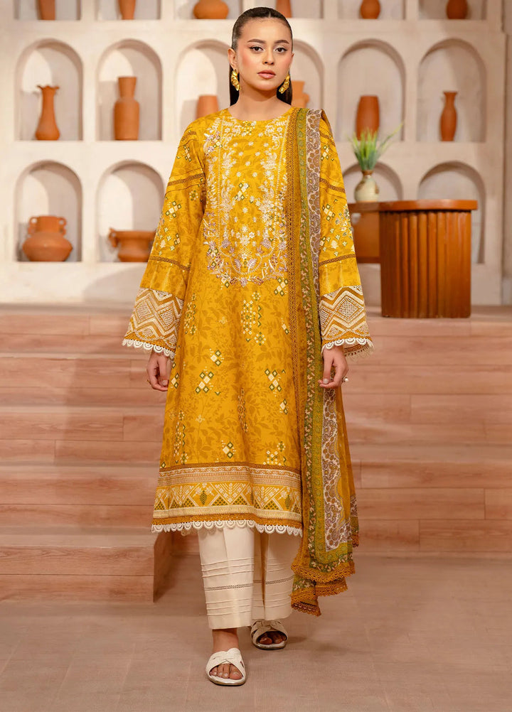 Zync by Florent Embroidered Lawn Suit Unstitched 3 Piece FL25ZD FL-11B - Summer Collection