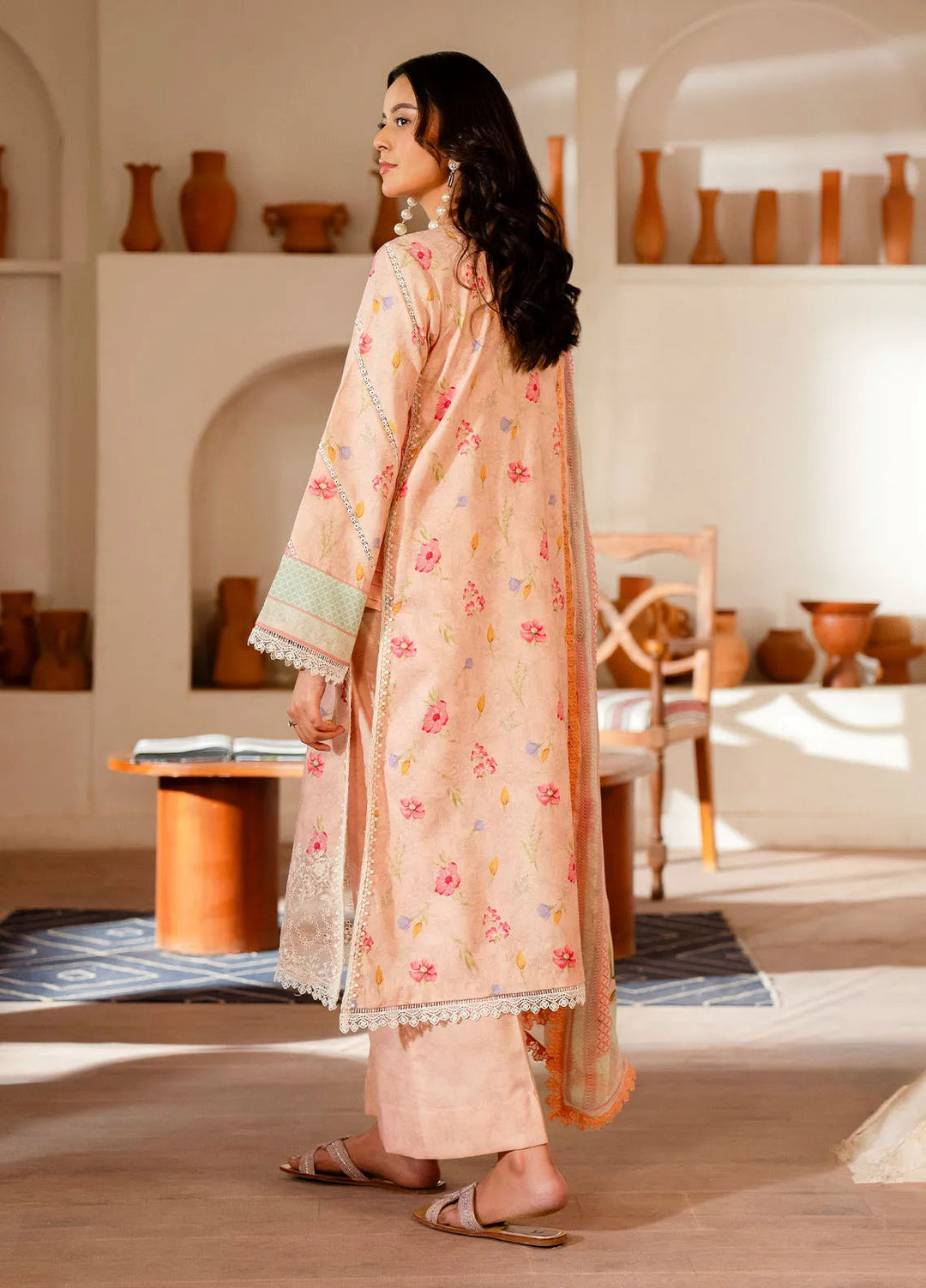 Zync by Florent Embroidered Lawn Suit Unstitched 3 Piece FL25ZD FL-2 - Summer Collection