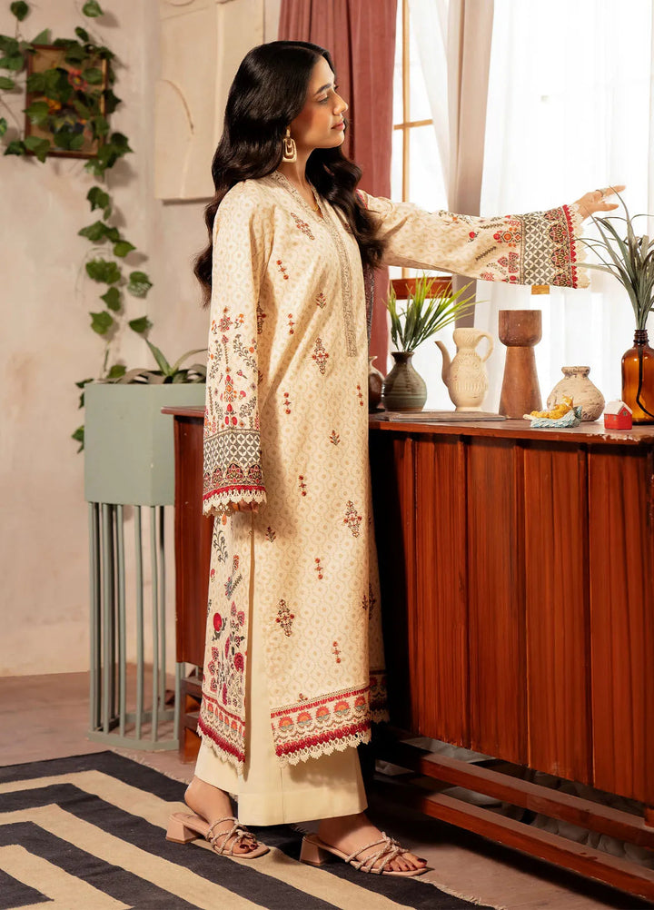 Zync by Florent Embroidered Lawn Suit Unstitched 3 Piece FL25ZD FL-5 - Summer Collection