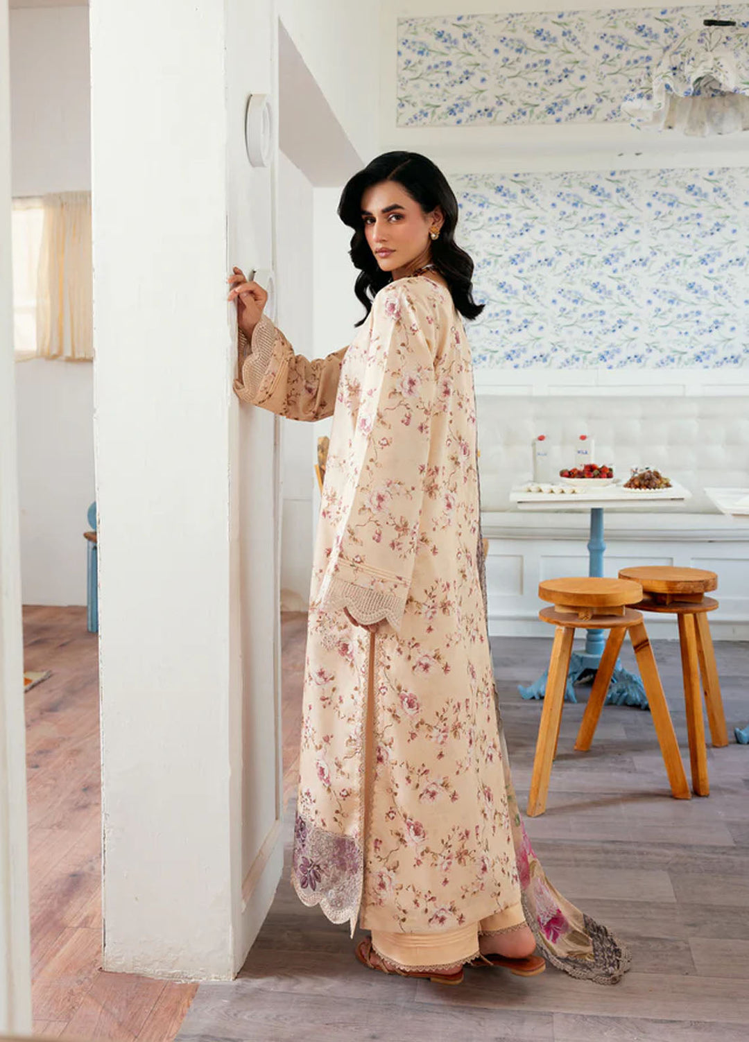 Zync by Florent Embroidered Lawn Suits Unstitched 3 Piece FL25ZDW ZY-11 - Summer Collection