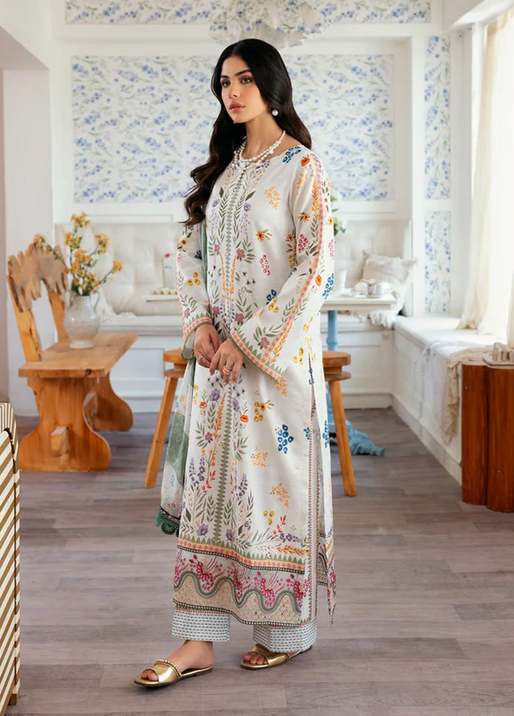 Zync by Florent Embroidered Lawn Suits Unstitched 3 Piece FL25ZDW ZY-2A - Summer Collection