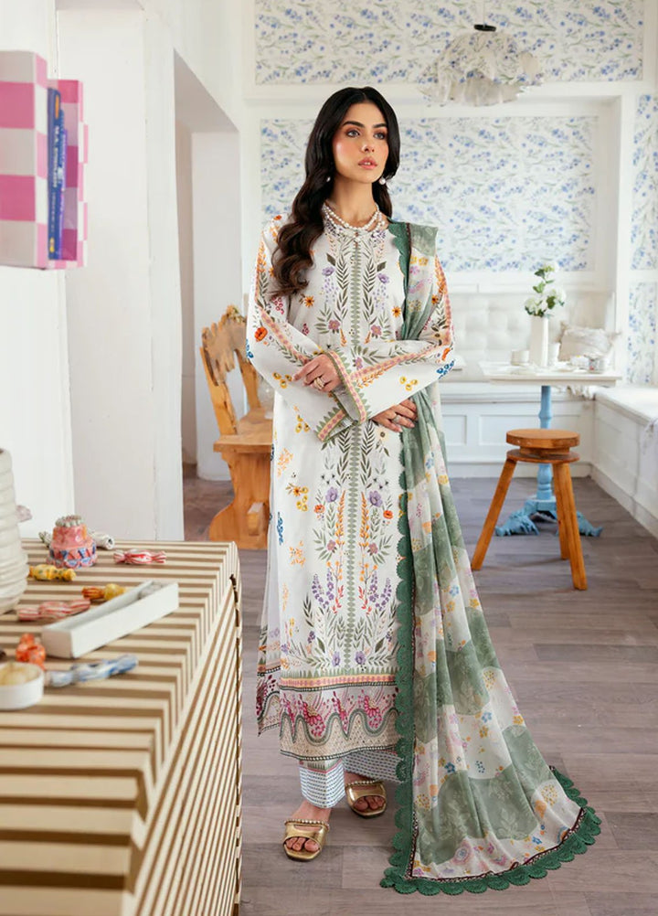 Zync by Florent Embroidered Lawn Suits Unstitched 3 Piece FL25ZDW ZY-2A - Summer Collection
