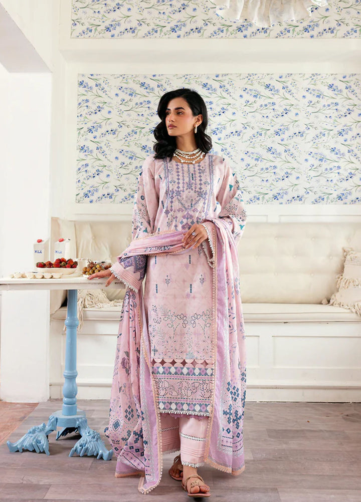 Zync by Florent Embroidered Lawn Suits Unstitched 3 Piece FL25ZDW ZY-3B - Summer Collection