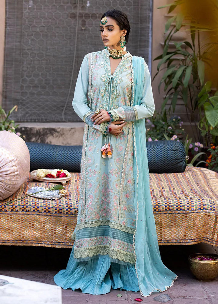 Zysha by Sobia Nazir Embroidered Lawn Suits Unstitched 3 Piece SN22Z Z1A Neelam - Eid Collection