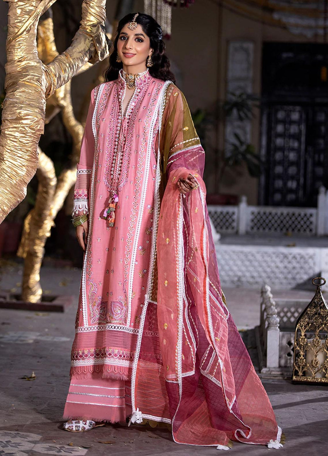 Zysha by Sobia Nazir Embroidered Lawn Suits Unstitched 3 Piece SN22Z Z3B Zamrud - Eid Collection