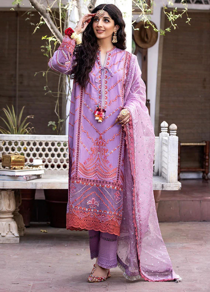 Zysha by Sobia Nazir Embroidered Lawn Suits Unstitched 3 Piece SN22Z Z4A Zeba - Eid Collection