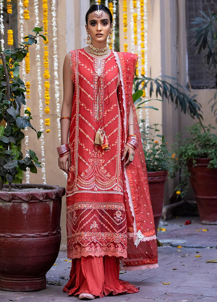 Zysha by Sobia Nazir Embroidered Lawn Suits Unstitched 3 Piece SN22Z Z4B Zeba - Eid Collection