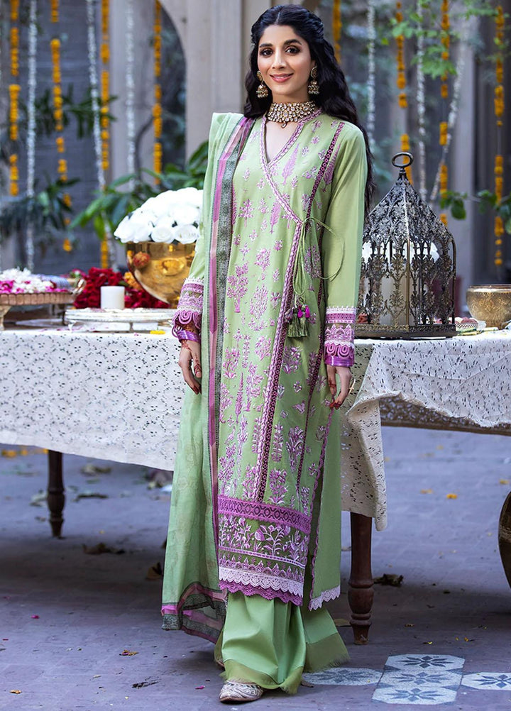 Zysha by Sobia Nazir Embroidered Lawn Suits Unstitched 3 Piece SN22Z Z5A Gul Bahar - Eid Collection