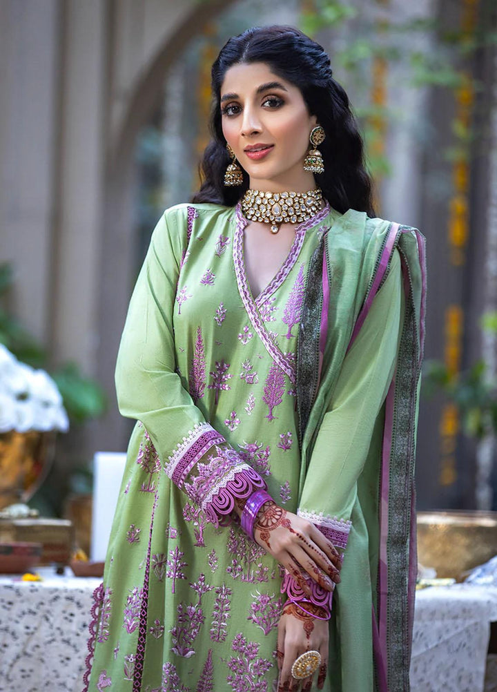 Zysha by Sobia Nazir Embroidered Lawn Suits Unstitched 3 Piece SN22Z Z5A Gul Bahar - Eid Collection
