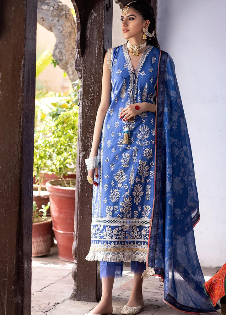 Zysha by Sobia Nazir Embroidered Lawn Suits Unstitched 3 Piece SN22Z Z5B Gul Bahar - Eid Collection