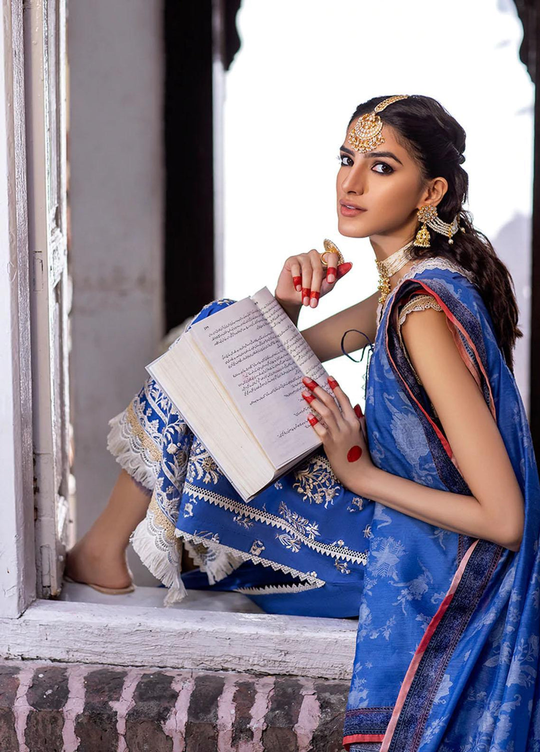 Zysha by Sobia Nazir Embroidered Lawn Suits Unstitched 3 Piece SN22Z Z5B Gul Bahar - Eid Collection