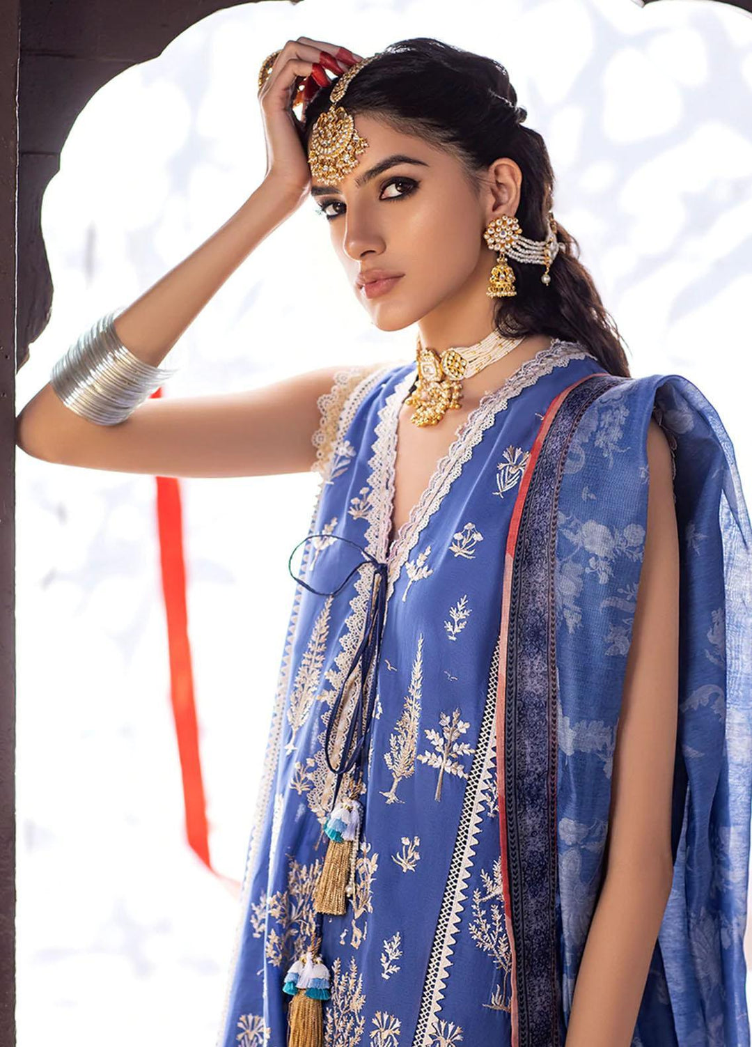 Zysha by Sobia Nazir Embroidered Lawn Suits Unstitched 3 Piece SN22Z Z5B Gul Bahar - Eid Collection