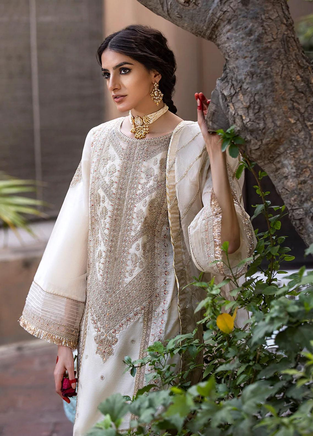 Zysha by Sobia Nazir Embroidered Lawn Suits Unstitched 3 Piece SN22Z Z6A Firozah - Eid Collection