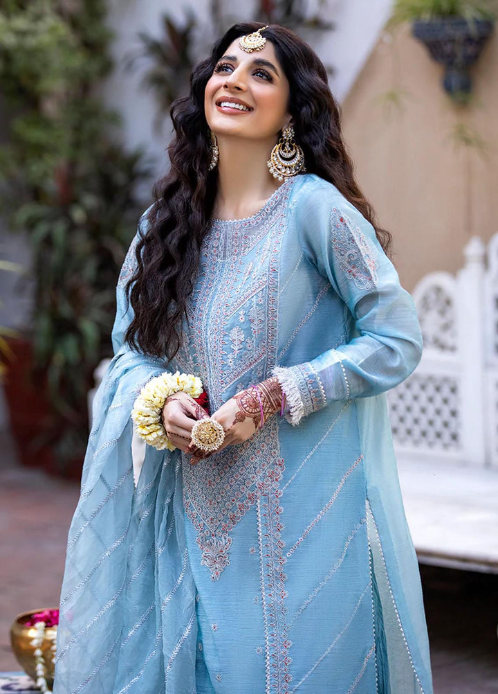 Zysha by Sobia Nazir Embroidered Lawn Suits Unstitched 3 Piece SN22Z Z6B Firozah - Eid Collection