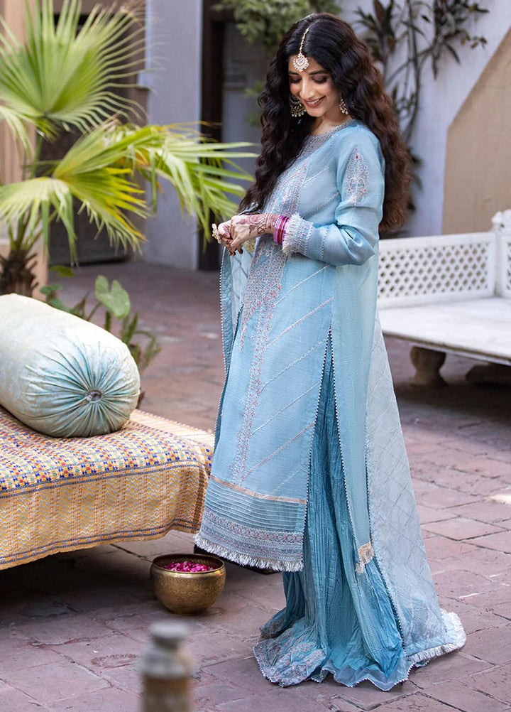 Zysha by Sobia Nazir Embroidered Lawn Suits Unstitched 3 Piece SN22Z Z6B Firozah - Eid Collection