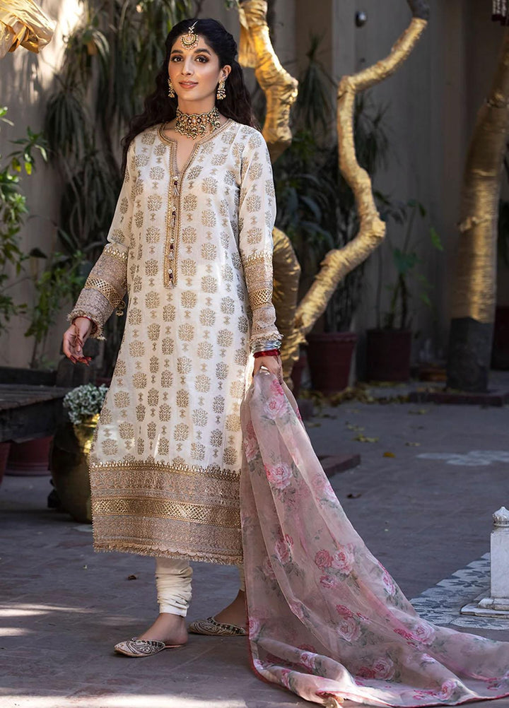 Zysha by Sobia Nazir Embroidered Lawn Suits Unstitched 3 Piece SN22Z Z8A Chambeli - Eid Collection