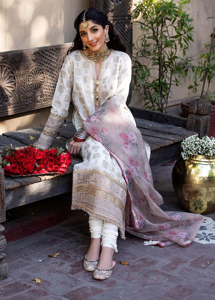 Zysha by Sobia Nazir Embroidered Lawn Suits Unstitched 3 Piece SN22Z Z8A Chambeli - Eid Collection