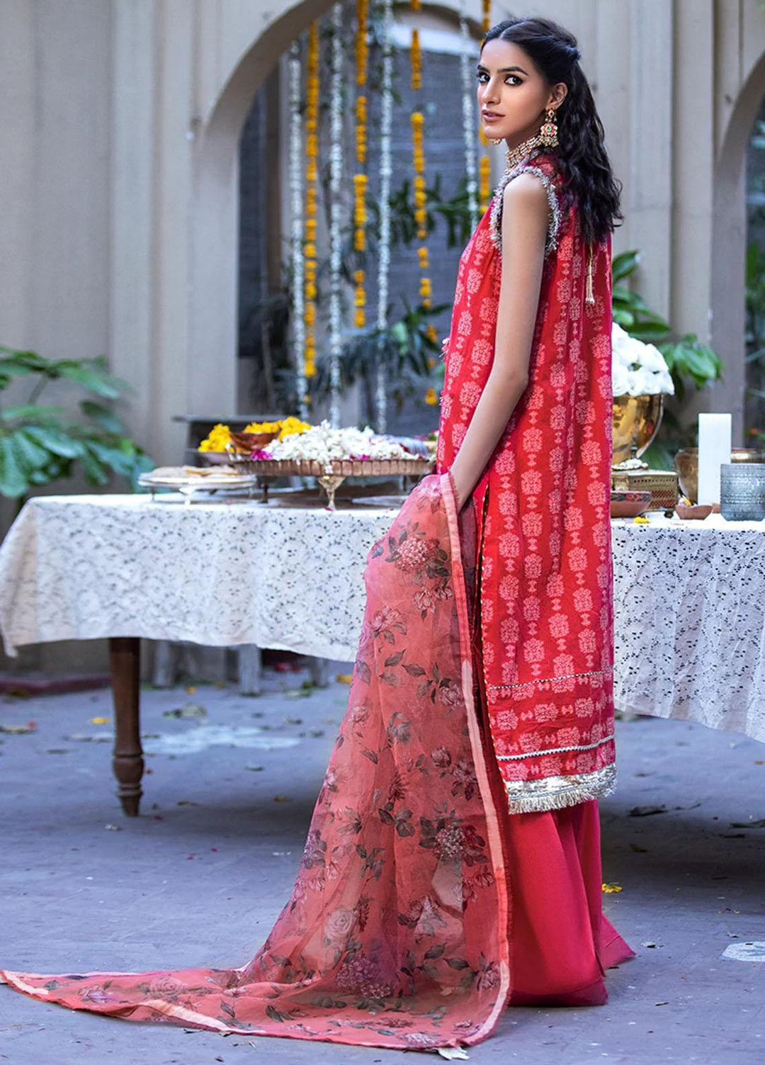 Zysha by Sobia Nazir Embroidered Lawn Suits Unstitched 3 Piece SN22Z Z8B Chambeli - Eid Collection