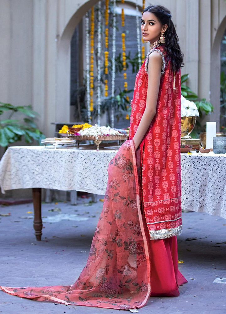 Zysha by Sobia Nazir Embroidered Lawn Suits Unstitched 3 Piece SN22Z Z8B Chambeli - Eid Collection